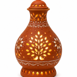 decorative terracota lamp
